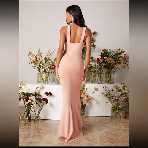 Light Pink mermaid Dress New - Picture 5 of 8